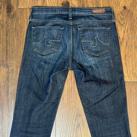 AG Adriano Goldschmied The Stilt Cigarette Slim Jeans Dark Wash Sz 27 R - Picture 6 of 7